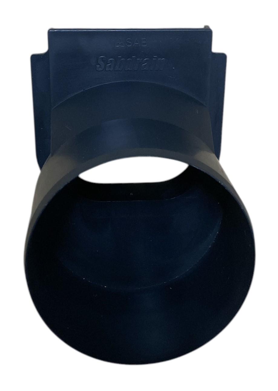 Dop-reductie excentrica pentru rigola PP 100x100 mm D.110 (Art. 50061010110)  SAB