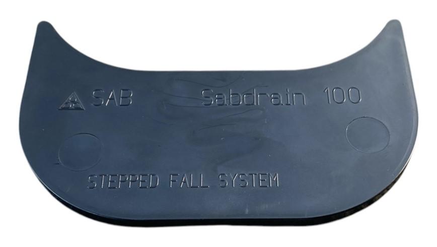 Dop-reductie trepte H100 x H50 mm pentru rigola PP 100x100 (Art. 5009 1005)  SAB