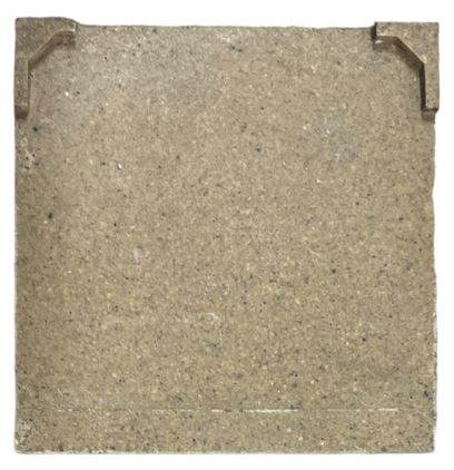 Set placa (2 buc.) capat fibrobeton 300x300 mm D.160 PVC pentru rigole 1000x300x300 mm (set 1 buc. exterioara + 1 buc. interioara) TR