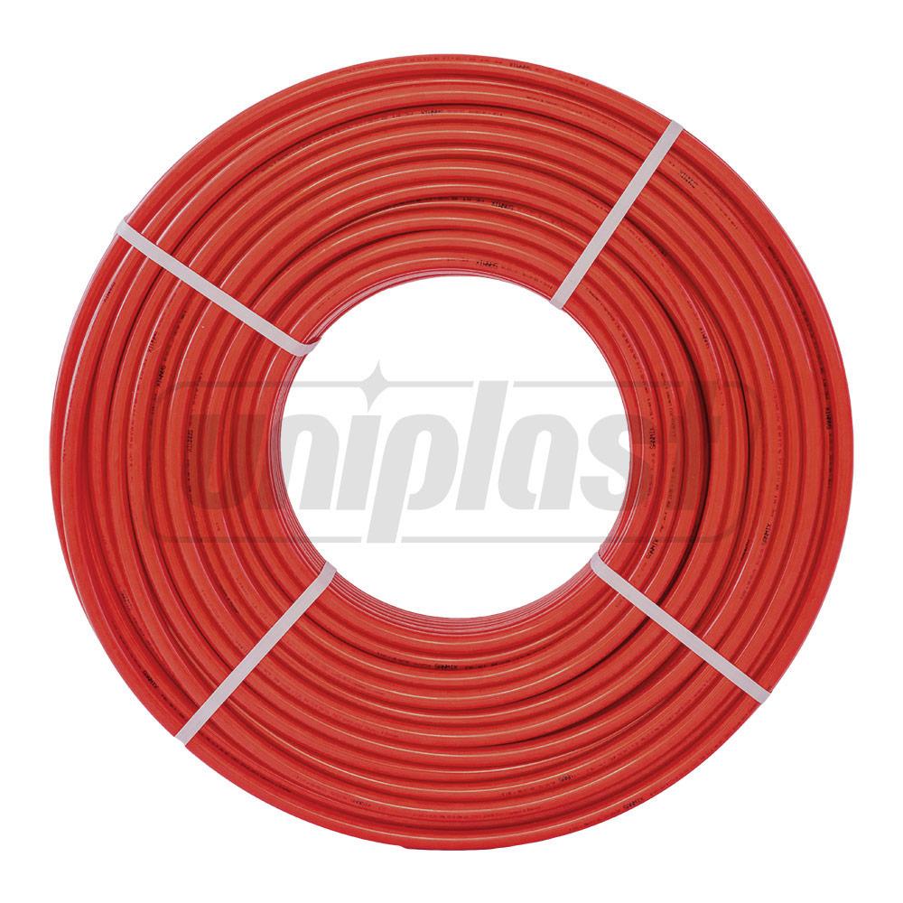 Труба  KAS PE-RT D. 16 x 2 мм PN10 L=200 м (красная) 3 слоя с кислородным барьером (теплый пол)