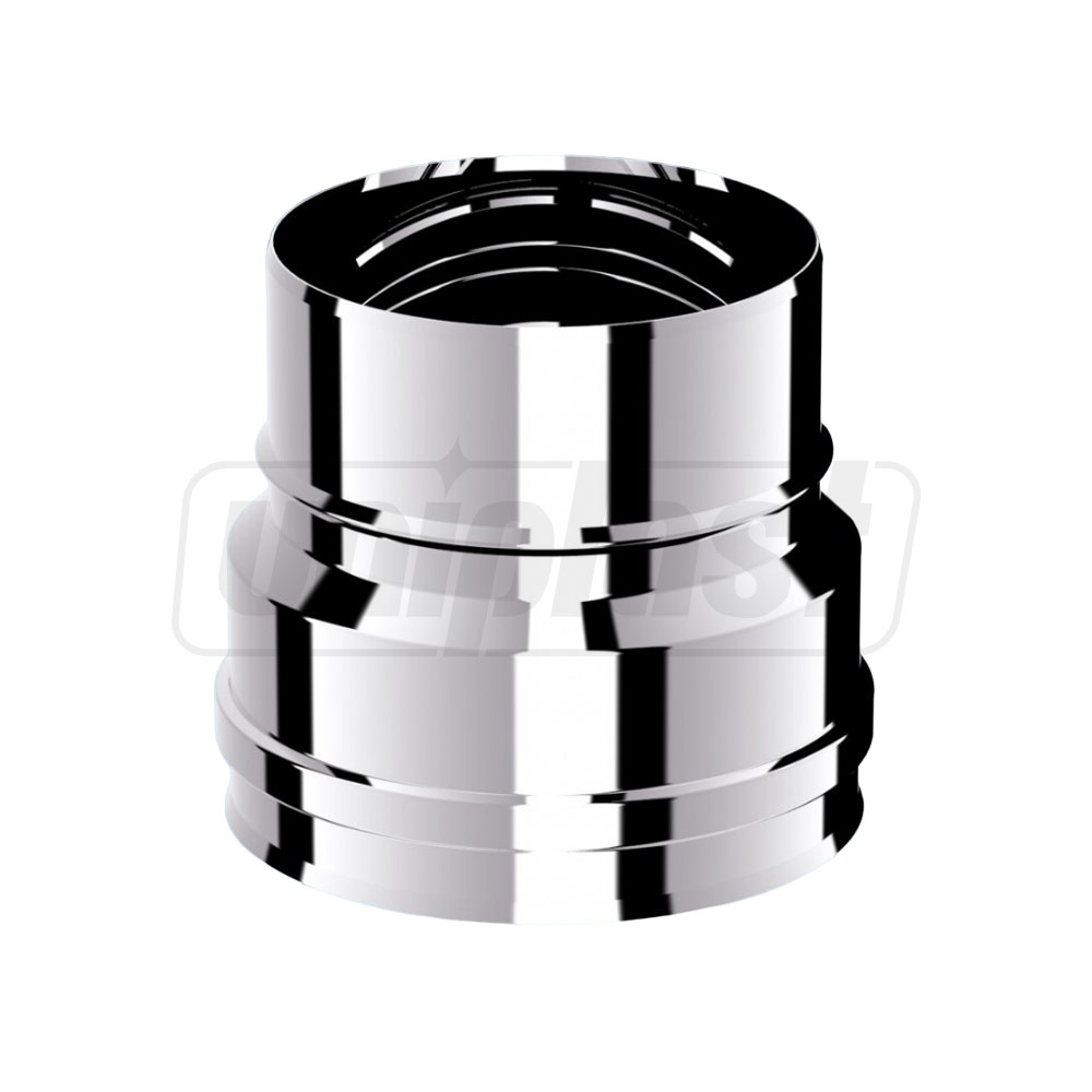 Переход для дымохода D.130 x 150 0.5 мм  SOLINOX