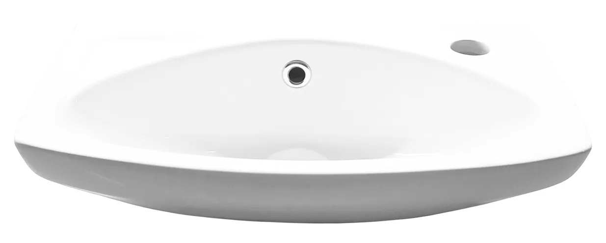 Lavoar dreptunghiular 450 x 280 x 103 mm (orificiu pentru baterie în dreapta) LISSA  EGE VITRIFIYE