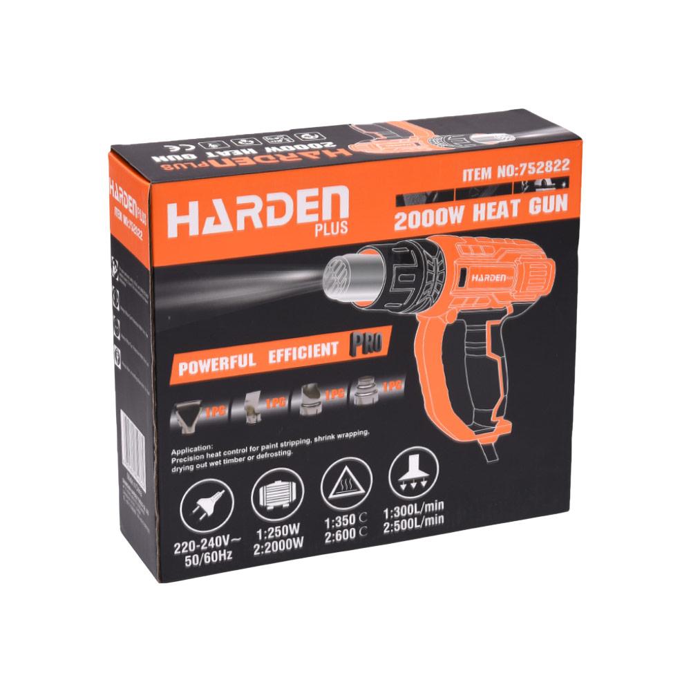 Фен технический термовоздуходувка 2000 W Pro  HARDEN