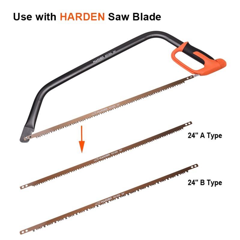 Fierastrau de mana pentru gradina cu manere anti-alunecare 24" Pro HARDEN