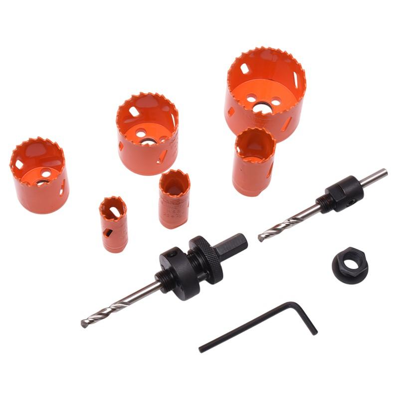 Set carote lemn 10 piese (19-57 mm) Industrial HARDEN