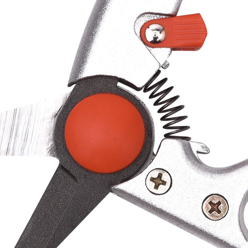 Секатор садовый 200 мм, 8" с защитной рукоятью, сталь 65MN Pro  HARDEN