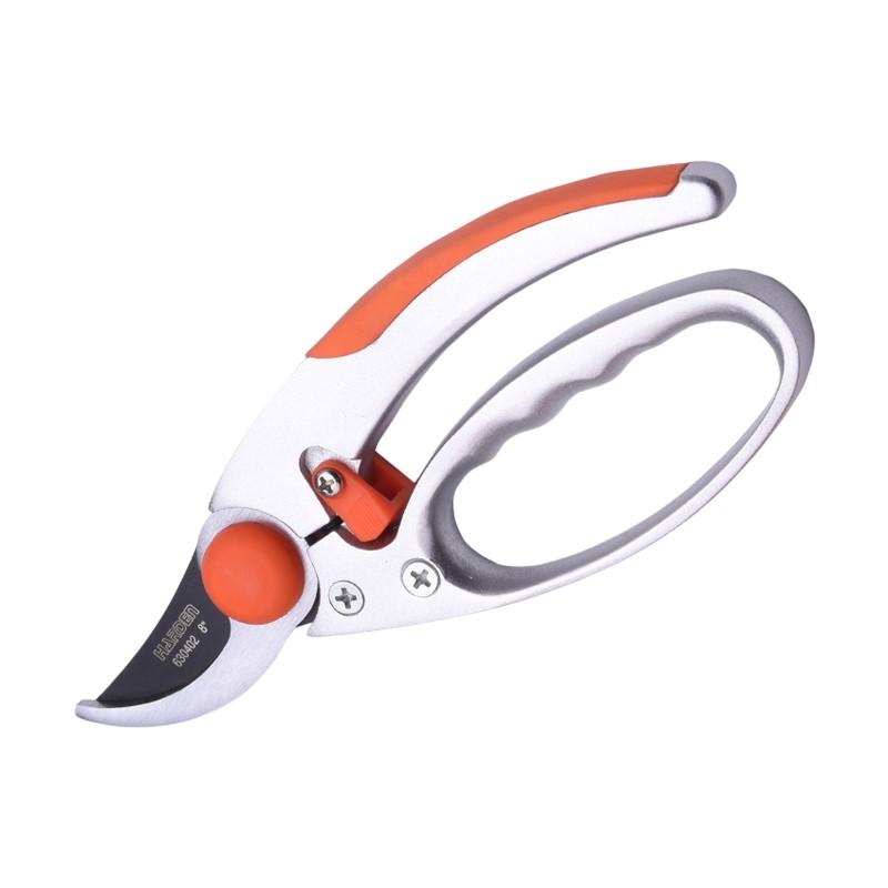 Секатор садовый 200 мм, 8" с защитной рукоятью, сталь 65MN Pro  HARDEN