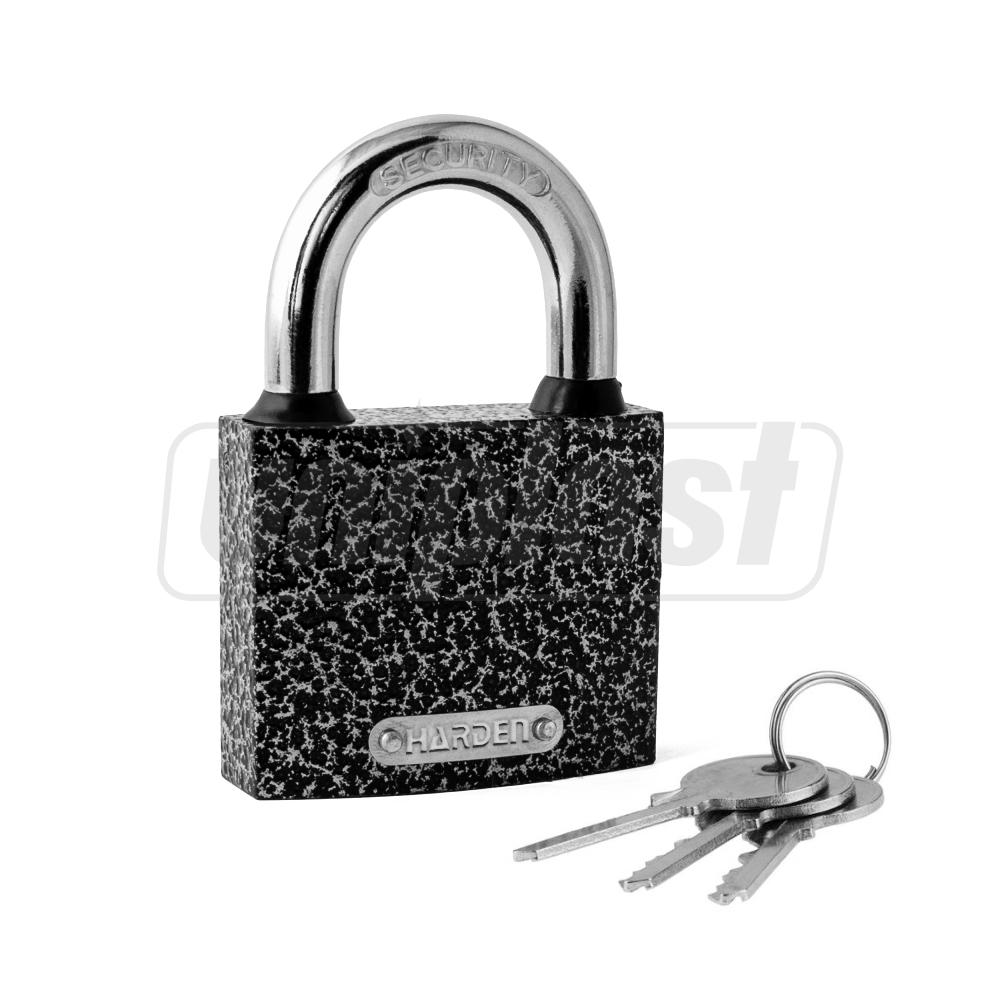 Lacat atirnat 50 mm, 50 x 74 mm (broasca alama)  HARDEN