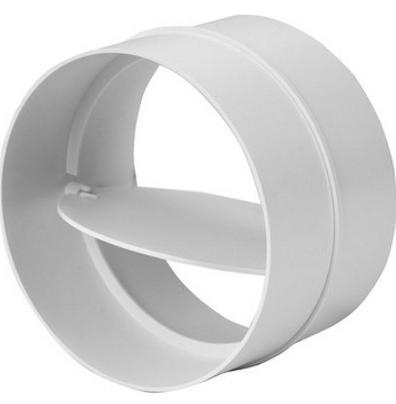 Conector cu clapeta antiretur din plastic pentru tub rotund de ventilatie D.150 AV150  EUROPLAST