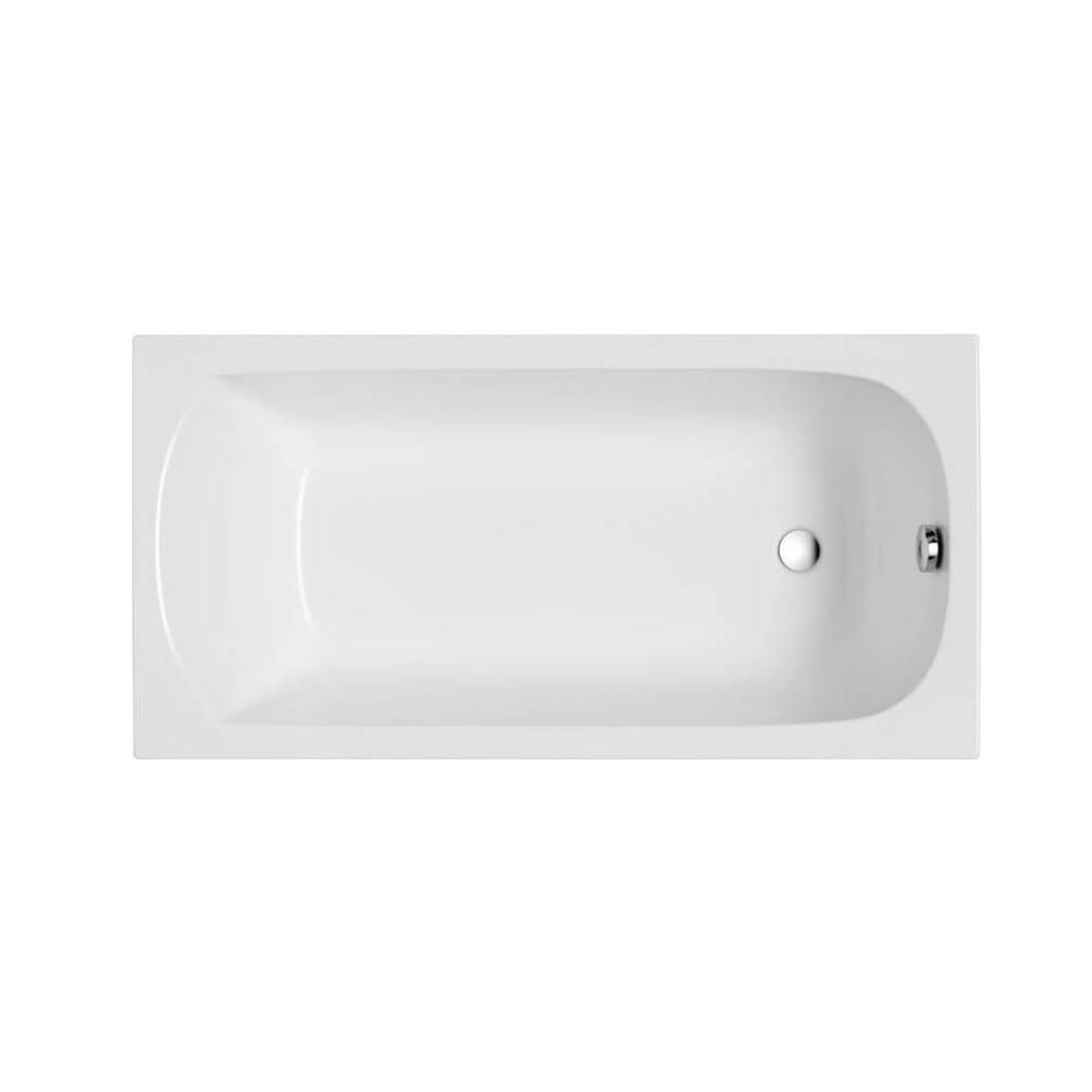 Сada de baie din acril Clasic 170 x 70 cm dreptunghiulara (cu suport) 06053  POLIMAT