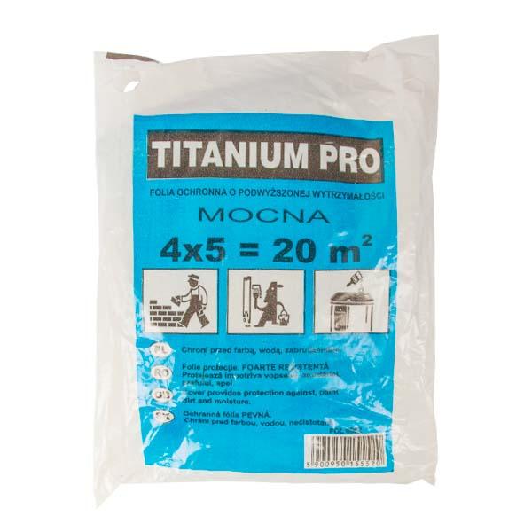 Folie de protectie pentru constructii Titanium Pro 12 mcm, 4 m x 5 m PM