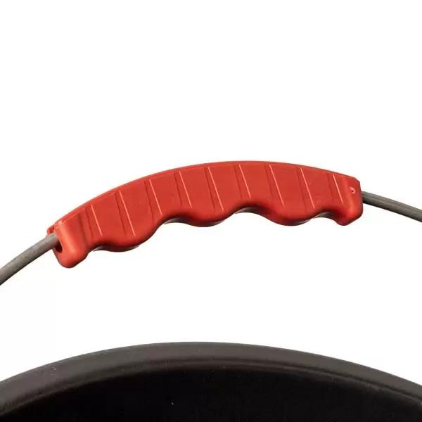 Galeata din plastic 16 L (neagra) pentru constructii cu maner din plastic PM 936216