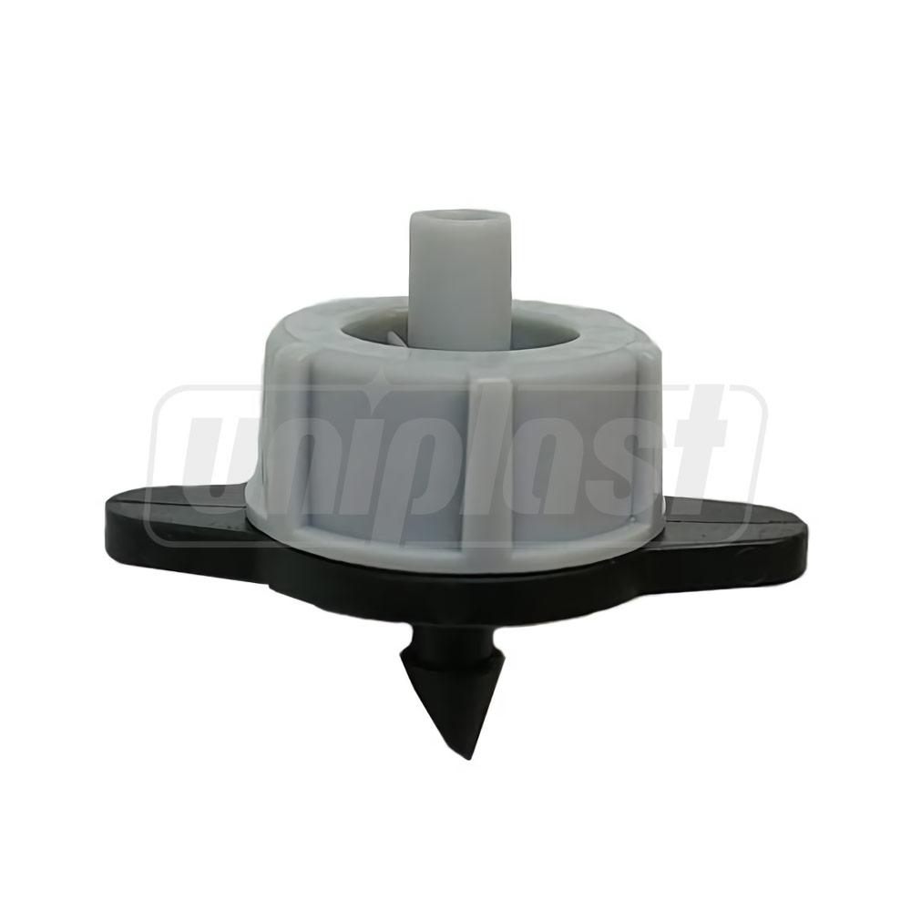 Капельница компенсированная D.5 1/4" 2 LPH, 0.8-3.2 bar (серый) SAB