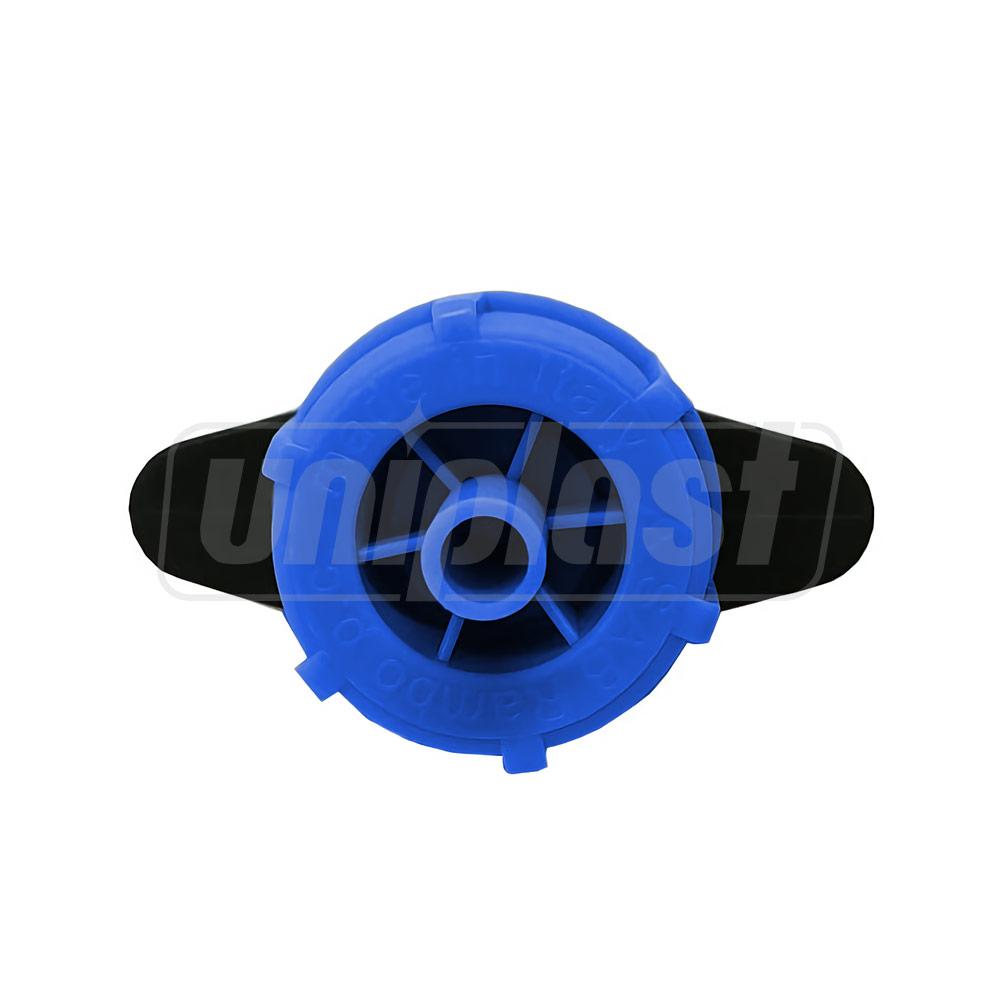 Капельница компенсированная  D.5  1/4" 8 LPH, 0.8-3.2 bar (синий)  SAB