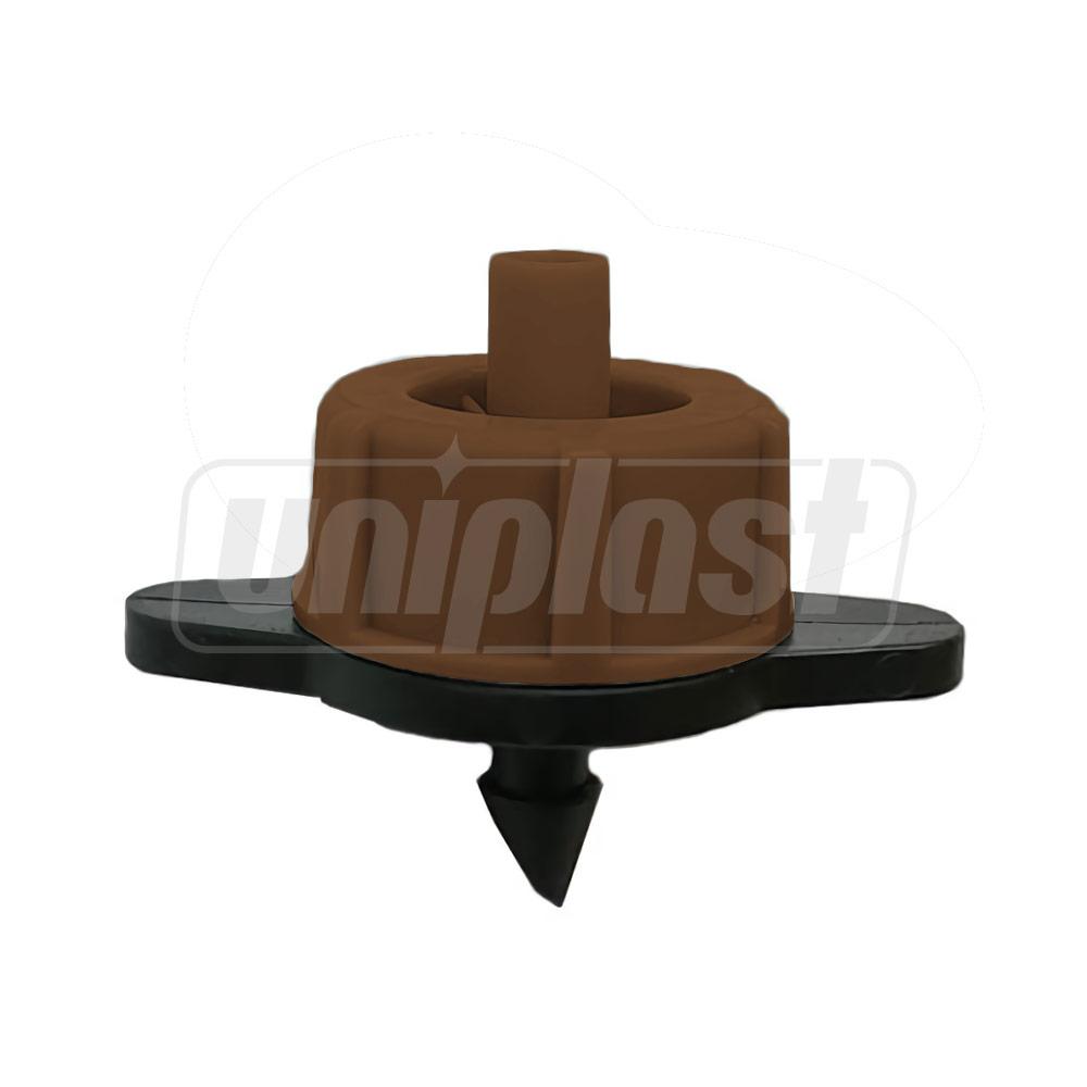 Капельница компенсированная  D.5  1/4" 15 LPH, 0.8-3.2 bar (коричневый)  SAB