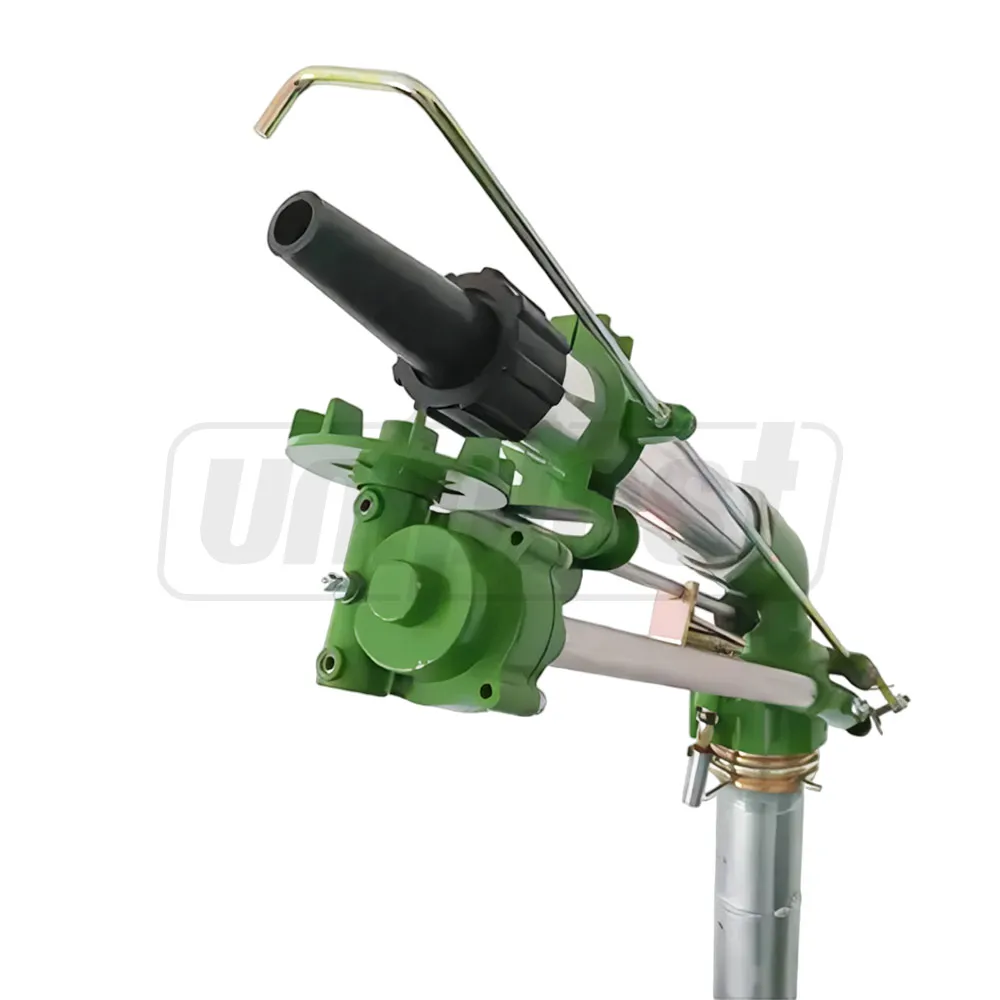 Aspersor sprinkler B2 D. 2" FI circular metal (360º) 25-52 m, 3-6 bar, 15-69 m³/h (verde) 3430  ATIGLAN