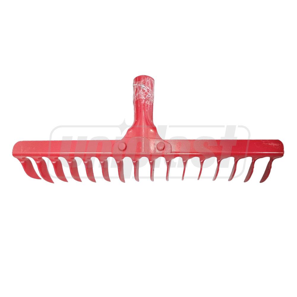 Грабли 16 зубьев, 41 см (красный)