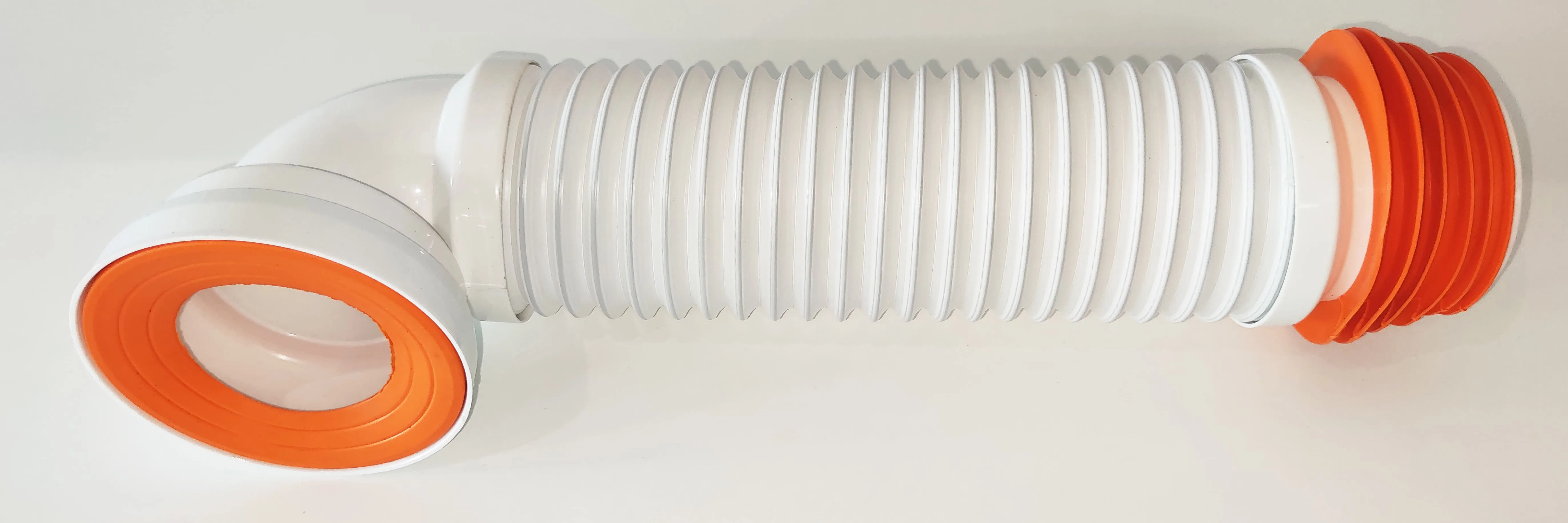 Racord WC flexibil extensibil, insertie inox cu manson D.110 L=40 cm  METLINE