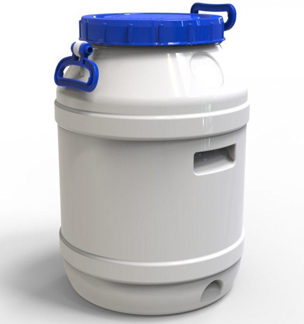 Bidon  45 L (alb) cu manere H=0.40 m/W=0.38 m EVRO PLAST