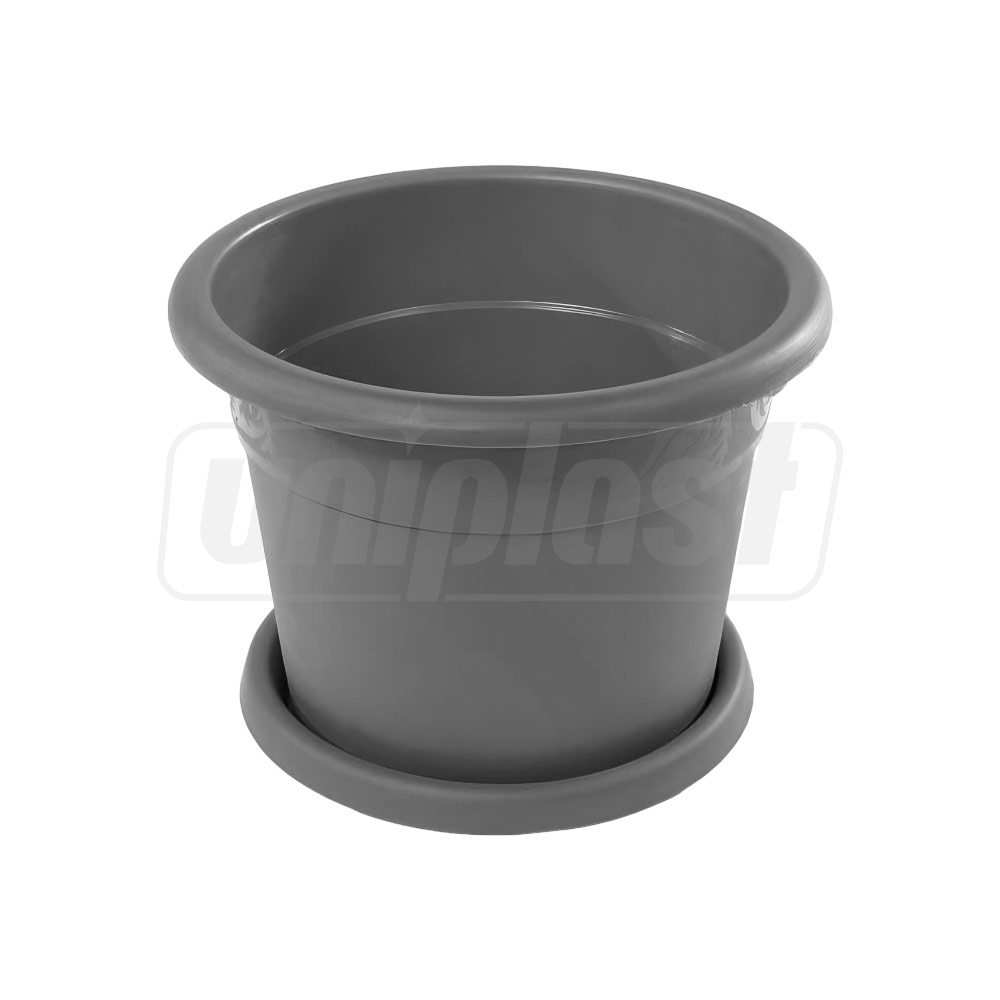 Вазон MODEL №11 24 л (серый)