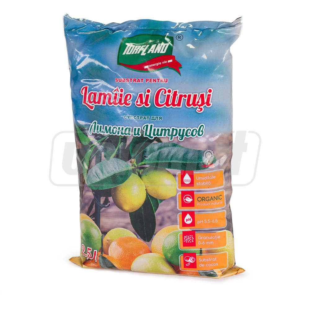 Substrat Turba pentru lamii si citrusi 5 L  TORFLAND