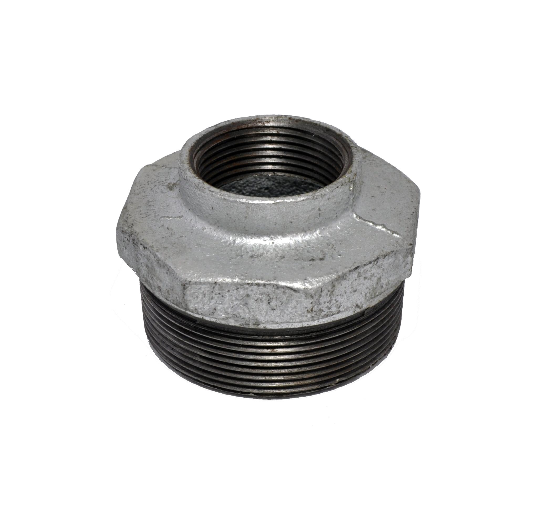 Переход D. 2.1/2" x 2" П/М гальванизированный