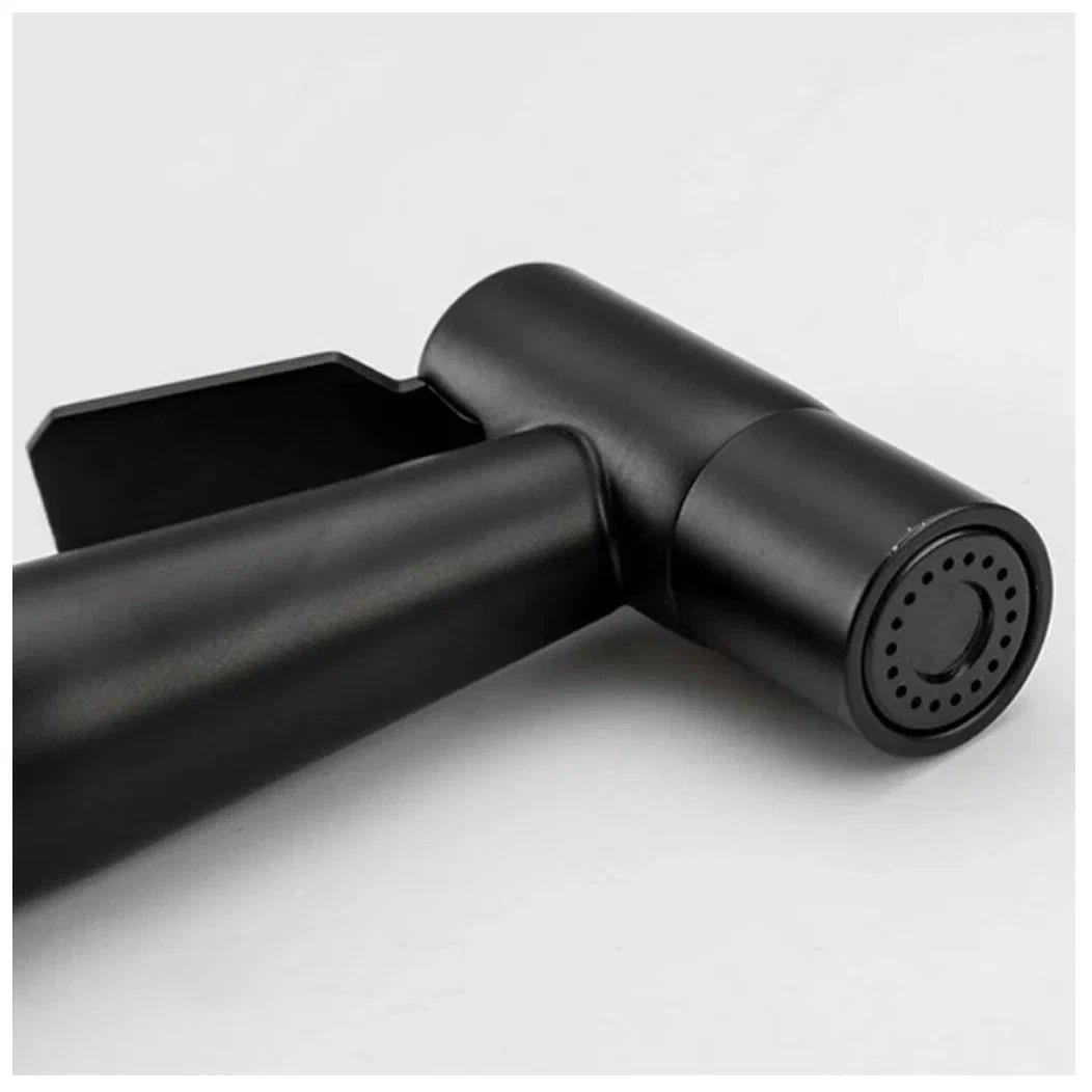 Baterie pentru bideu (de perete) din inox F 7503-6 (negru)  FRAP