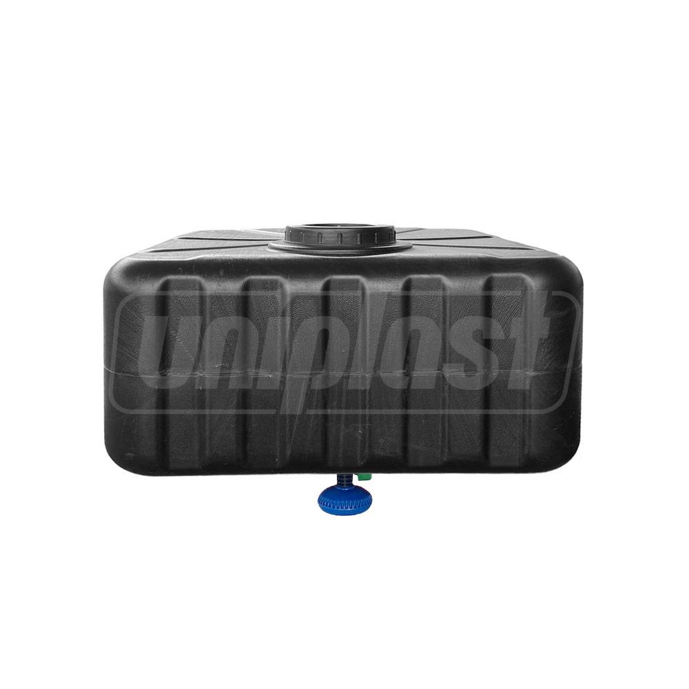 Rezervor - dus  75 L Compact (negru) cu para pentru dus 60x60x27.5 cm, gura 12.5 cm