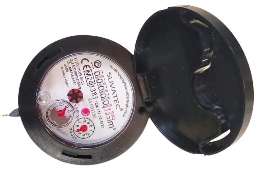 Contor D. 15 SJ SDC Plus R-160 Qn 1.5-2.5 m³/h pentru apa rece