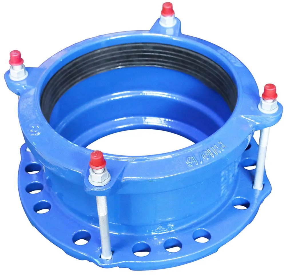 Adaptor flansa fonta larga toleranta pentru tevi otel/fonta/PE D.400 (408-436) PN10/16  WATO