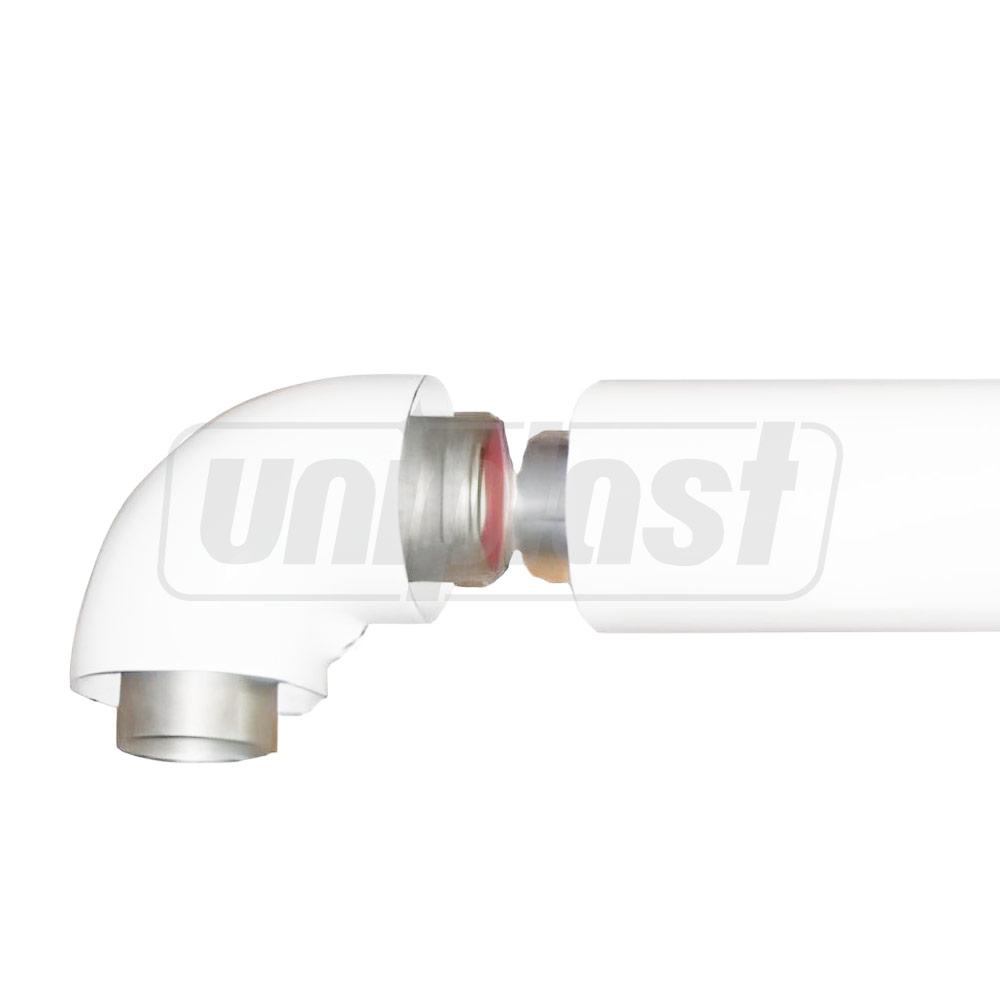 Проход горизонтальный через стену для котлов с принудительной тягой L=1 м D. 60/100  VAILLANT