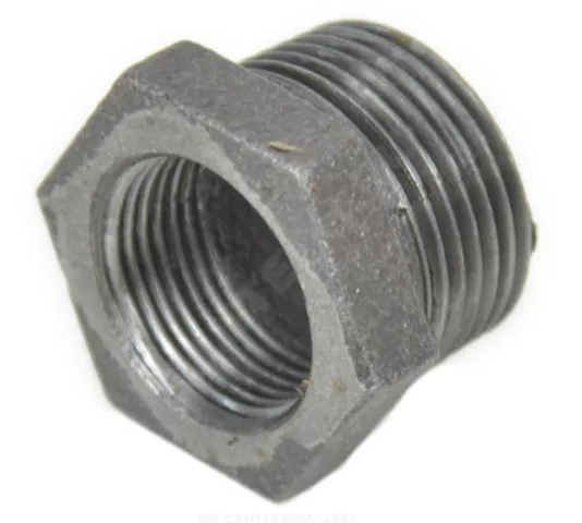 Заглушка проходная для радиатора D. 1.1/4" x 3/4" правая чугун HY