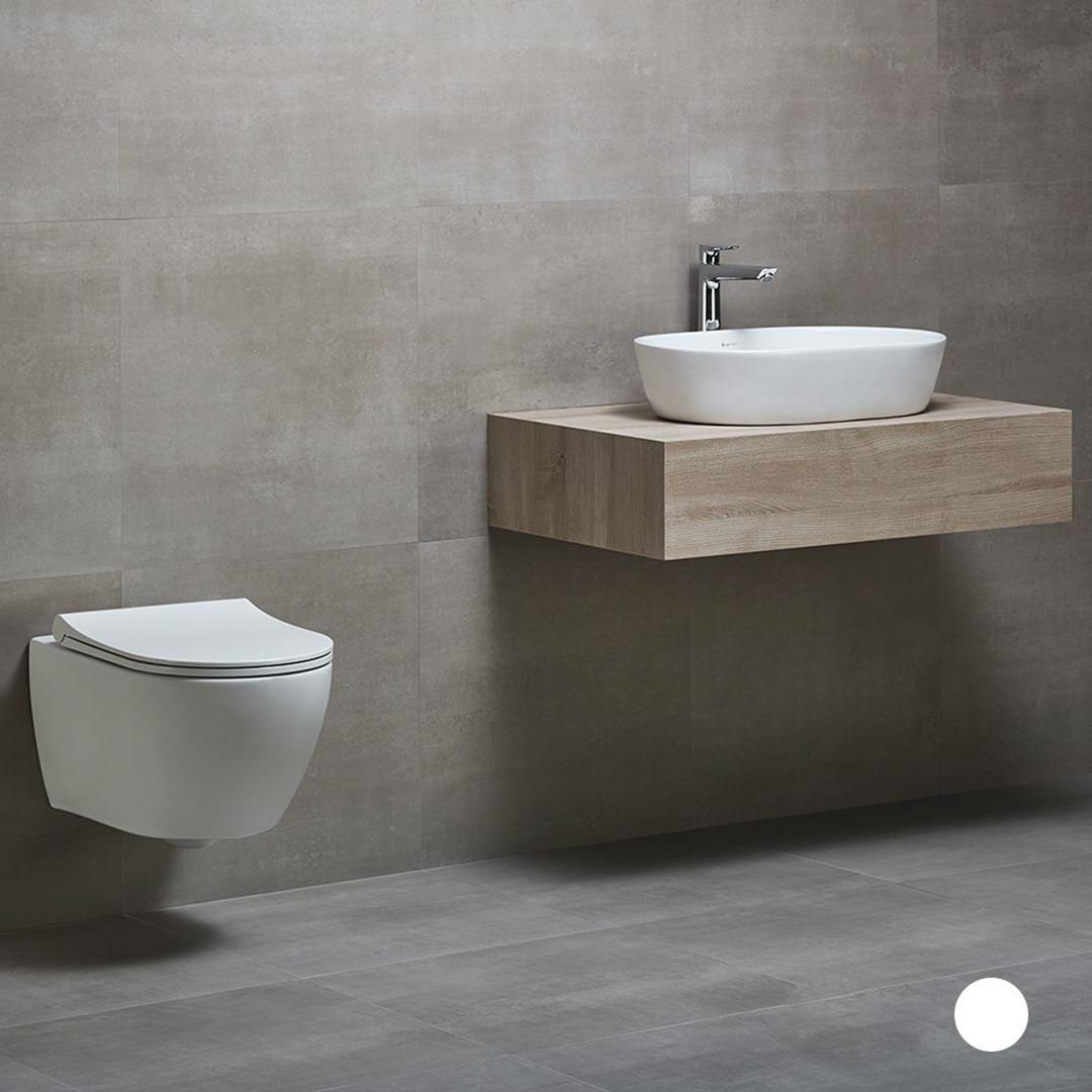 Vas WC suspendat cu capac KNIDOS (alb) EGE VITRIFIYE