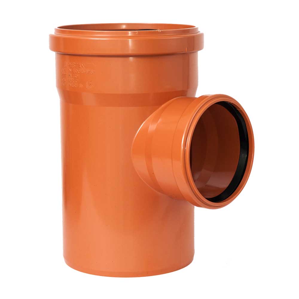 Тройник ПВХ D.400 x 250 / 90° (наружный)  BTN