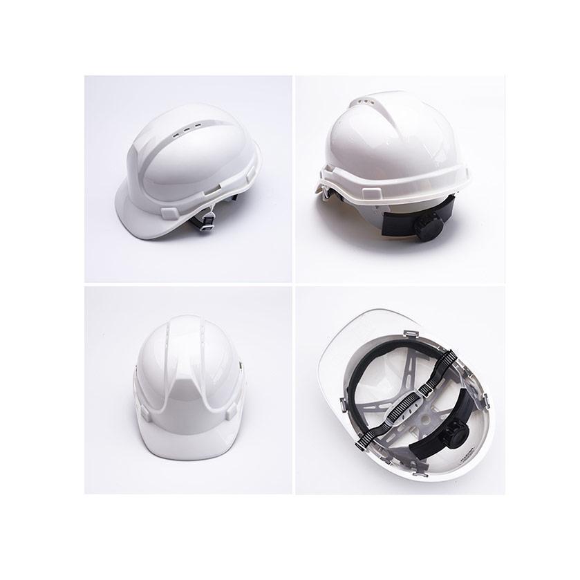 Каска защитная строительная (белая) 285 мм L=210/H=185 мм Industrial  HARDEN