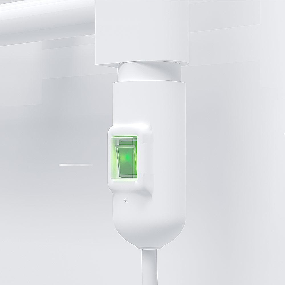 Полотенцесушитель электрический  500 x 800 мм Flat (белый) Haiti  RADIVA