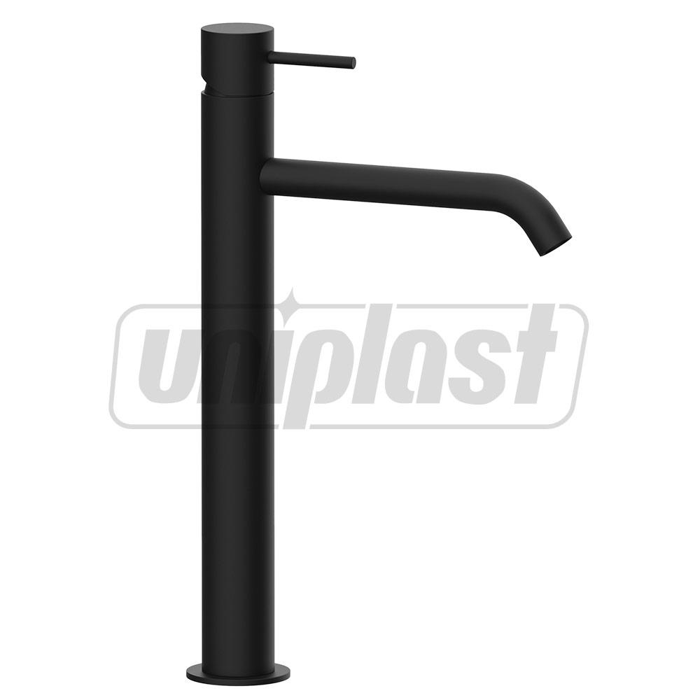 Baterie pentru lavoar, inalt H=314 mm (negru mat) X-STYLE X11LXLNO  REMER