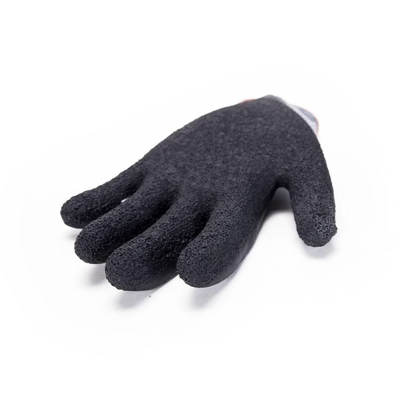 Manusi cu strat de protectie din PU (poliuretan) pe palme si degete, 10" (gri/negru)  DINGQI