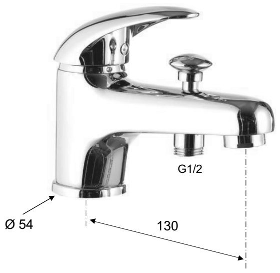 Baterie pentru baie/dus GIGA G04 2  REMER