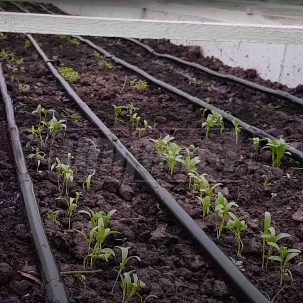 Трубка для капельного орошения D. 16,  20 см, 36 mil, 4 LPH, S=0.9 мм  UNITAPE