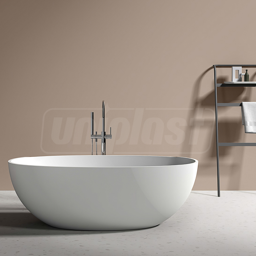 Сada independenta din piatra artificiala WOLKE PREMIUM (alba) mat 170 x 80 x 560 cm