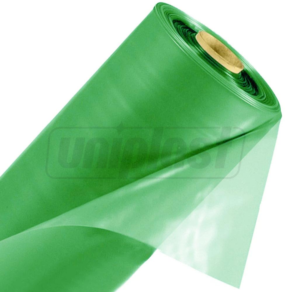 Folie (verde) UV 150 mcm din polietilena pentru sere H=10 m, L=50 m VATAN