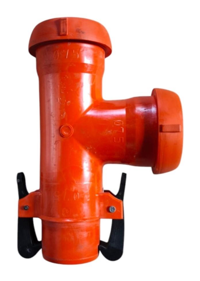 Teu PEP cu prindere rapida din plastic D. 75x75/90° ASB