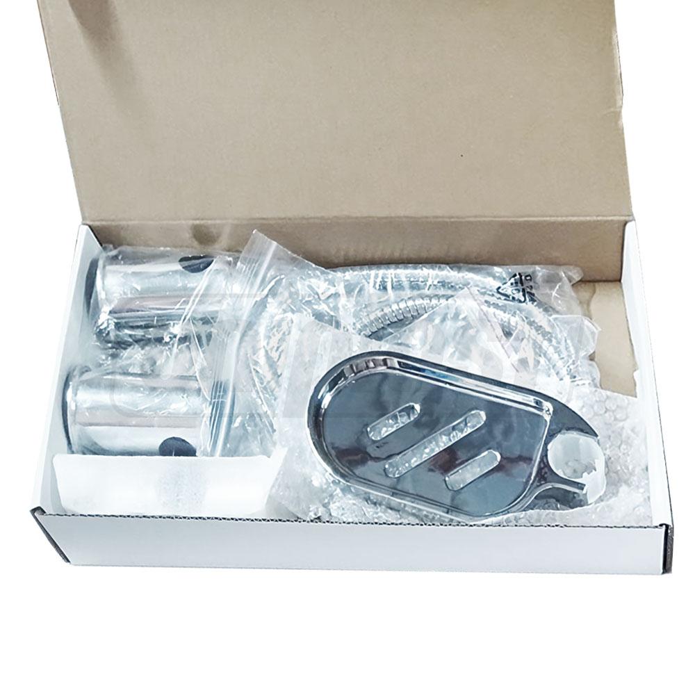 Душевая стойка ESTA + верхний душ (круглый) City