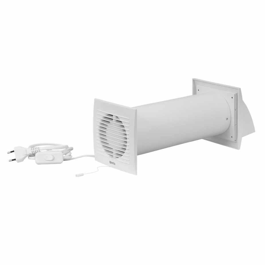 Recuperator de aer D.100 cu comutator ascuns  EER100S EUROPLAST