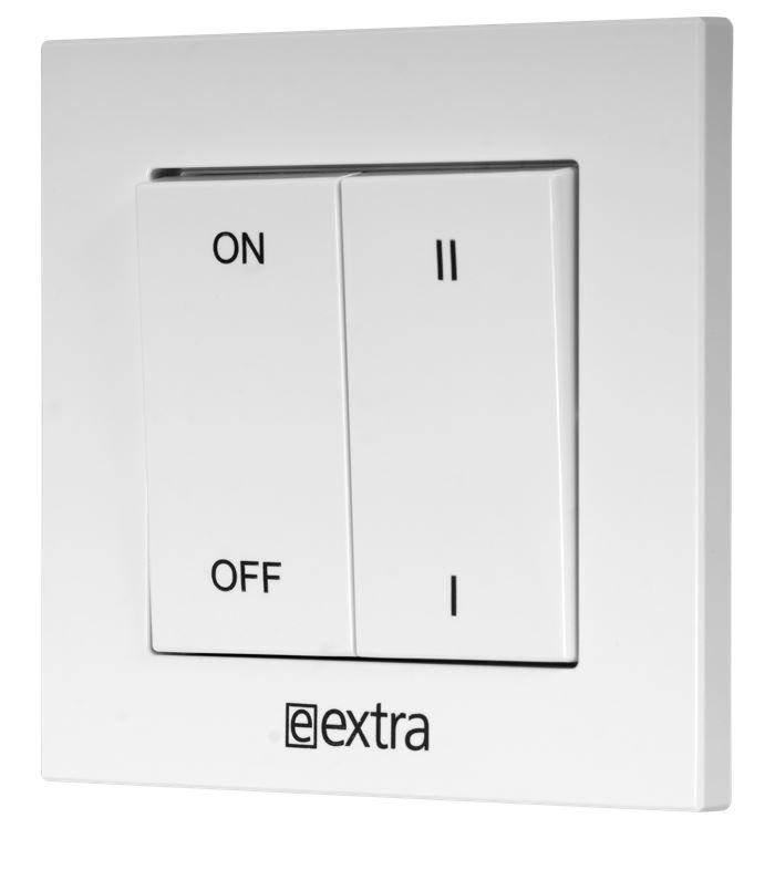 Recuperator de aer D.100 cu comutator ascuns  EER100S EUROPLAST