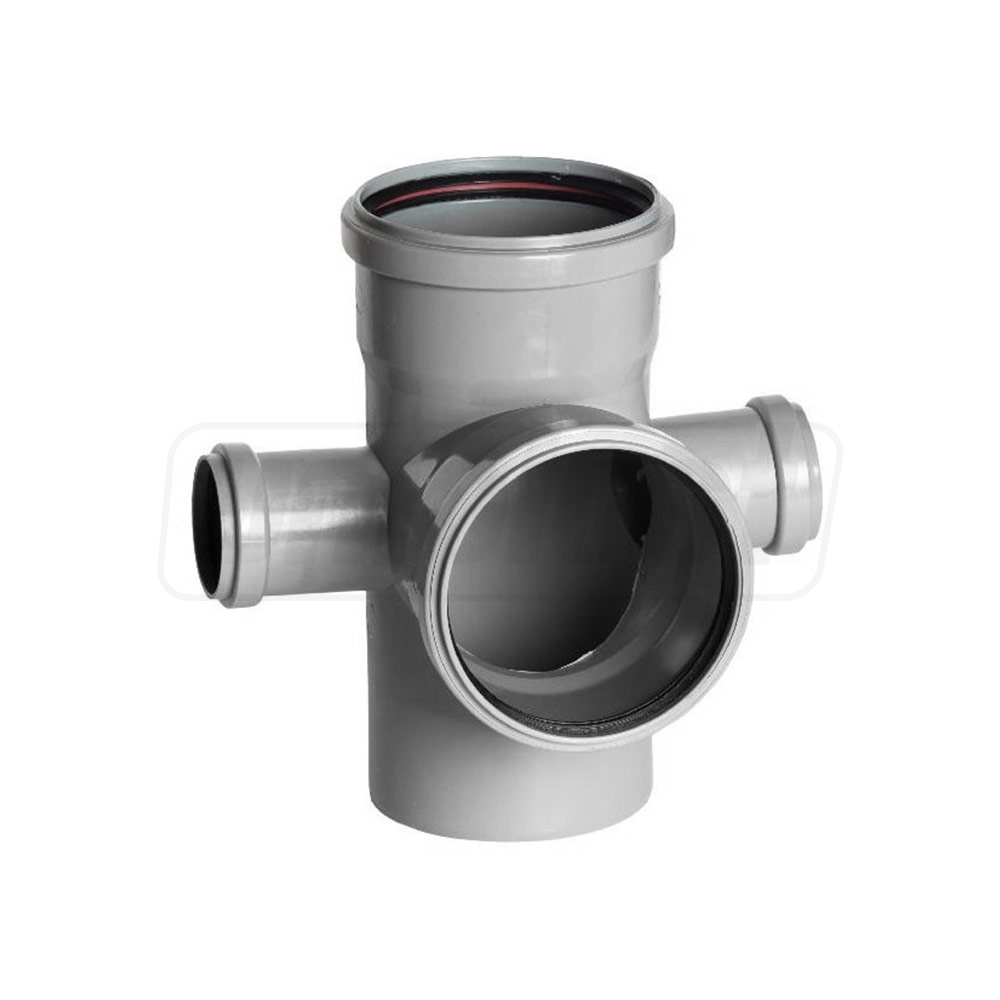 Ramificatie colt dubla PP D.110 x 110 / 90° x 50 x 50 / 90° bidirectionala UA