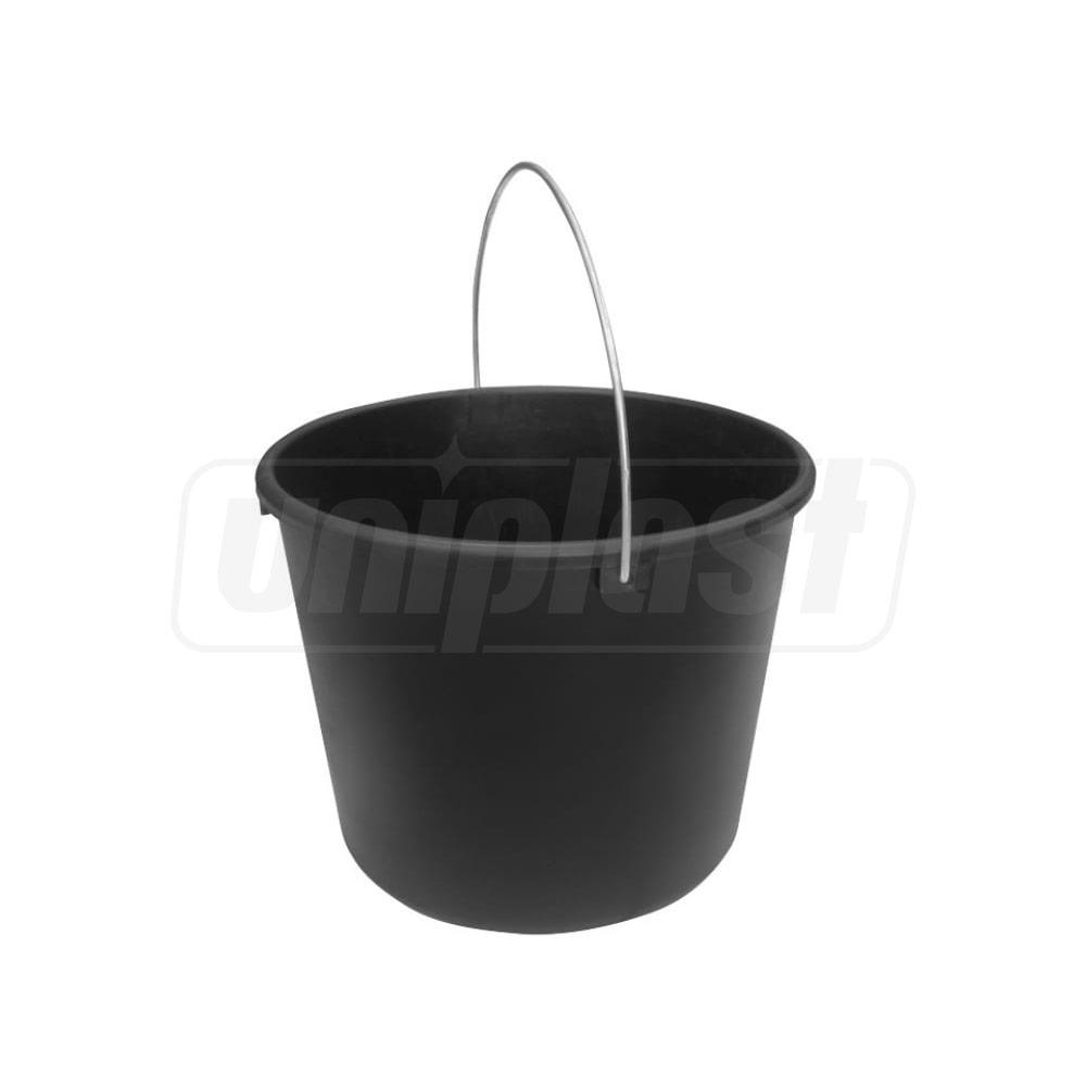 Galeata din plastic 12 L (neagra) pentru constructii PM 936012