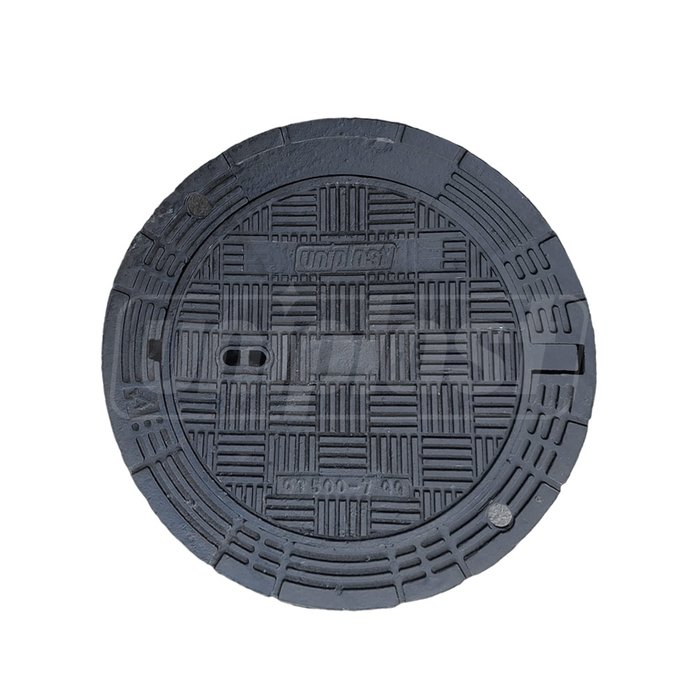 Люк чугунный D.600 EN-124 D400 90 кг (650x860x190 мм)