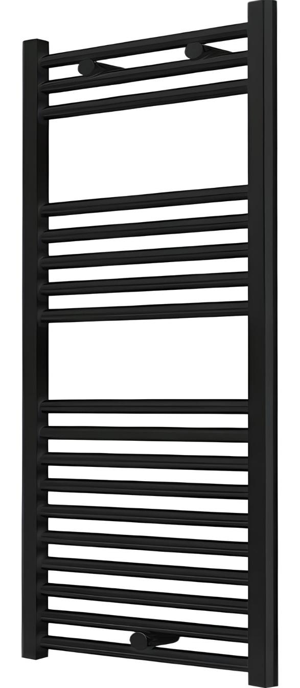 Uscator de prosoape  400 x 1000 mm Flat (negru mat) Haiti  RADIVA